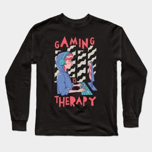 Gaming Is Therapy Long Sleeve T-Shirt